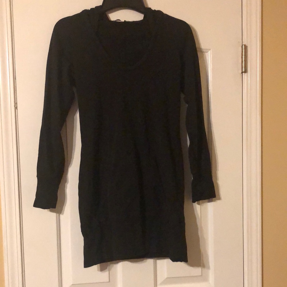 Armani Exchange long hooded sweatshirt